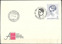 Hungary 1977 FDC Birth Centenary Of Poet Endre Ady [ILT1890] - Lettres & Documents