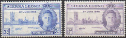 SIERRA LEONE 1946 Victory - Sierra Leone (...-1960)