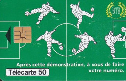 F871  05/1998 - MICHELIN FRANCE 98 - 50 SO3 - (verso : N° Deux Lignes - 2ème Ligne Vers La Droite) - 1998