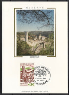 FRANCE FDC Carte Maximum 1993 - Minerve - Hérault - YT 2818 - 34 Minerve - 1990-1999