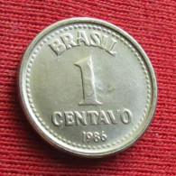 Brazil 1 Centavo 1986 KM# 600 *VT Brasil Bresil Brasile Brazilia Brazilie - Brésil