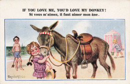 Illustrateur Illustration Donald Mc GILL If You Love Me You'd Love My Donkey Comique Series 3902 - Mc Gill, Donald