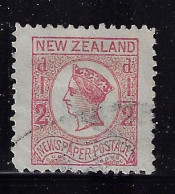 NEW ZEALAND  1875 NEWSPAPER STAMP SCOTT #P3 USED - Oblitérés