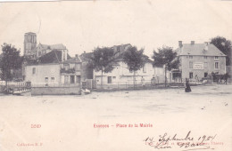 CPA 10 @ AUBE - ESSOYES - Place De La Mairie Pharmacie 1904 Editeur A. REP. Et Filliette à Château Thierry  R.F N° 5249 - Essoyes