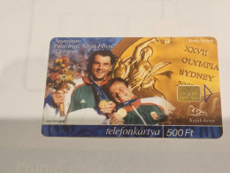 HUNGARY-(HU-P-2000-56)-Pulai-Novák-(112)(500Ft)(2031B26CC)(tirage-30.000)-used,card+1card Prepiad Free - Ungarn