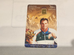 HUNGARY-(HU-P-2000-57)-Kolonics György-(114)(500Ft)(2031A94BB)(tirage-30.000)-used,card+1card Prepiad Free - Hongrie