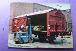 Chemin De Fer Spoorweg Railroad Lot X 10 Postcard Cpa Goederen  Deutsche Bundesbahn Werbeamt Transport - Equipment