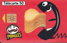 F888  06/1998 - PRINGLES - 50 SO3 - (verso : N° Impacts Deux Lignes - 2ème Ligne Vers La Droite) - 1998