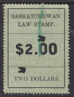 Canada Revenue (Saskatchewan), Van Dam SL28, Used - Fiscale Zegels