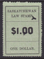 Canada Revenue (Saskatchewan), Van Dam SL27, Used - Fiscale Zegels