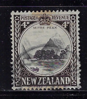 NEW ZEALAND 1935 MITRE PEAK SCOTT #191 USED - Gebruikt