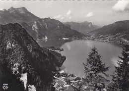 AK 180782 AUSTRIA - Blick Auf Attersee Mit Unterach Dahinter Mondsee - Attersee-Orte