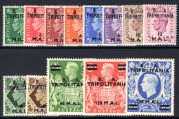 Tripolitania 1950 Set Lightly Mounted Mint. - Tripolitaine