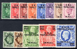 Tripolitania 1948 Set Lightly Mounted Mint. - Tripolitaine