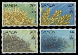 Samoa 1994 - Mi-Nr. 772-775 ** - MNH - Korallen / Corals - Hongkong - Samoa Americano
