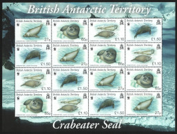 BAT / Brit. Antarktis 2009 - Mi-Nr. 505-508 ** - MNH - KLB - Robben / Seals (3) - Unused Stamps