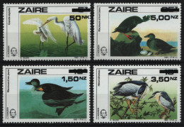 Kongo-Zaire 1994 - Mi-Nr. 1097-1100 ** - MNH - Vögel / Birds - Nuevos