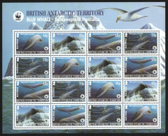 BAT / Brit. Antarktis 2003 - Mi-Nr. 353-356 ** - MNH - KLB - Wale / Whales (II) - Unused Stamps