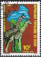 Benin 1979 - Mi 192 - YT 458 ( Wild Fauna : Giraffe ) Used - Jirafas