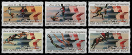Zentralafrikanische Rep. 1982 - Mi-Nr. 852-857 A ** - MNH - Olympia - Centrafricaine (République)
