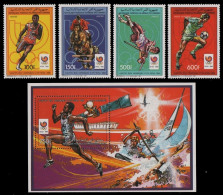 Komoren 1988 - Mi-Nr. 812-815 A & Block 249 A ** - MNH - Olympia Seoul - Comores (1975-...)