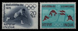 Indien 1972 - Mi-Nr. 538-539 ** - MNH - Olympia München - Ungebraucht