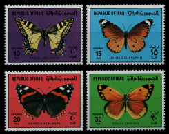 Irak 1980 - Mi-Nr. 1066-1069 ** - MNH - Schmetterlinge / Butterflies - Iraq