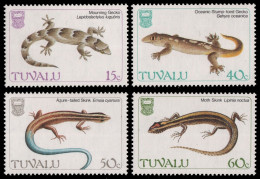 Tuvalu 1986 - Mi-Nr. 382-385 ** - MNH - Reptilien / Reptiles - Tuvalu