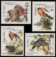 Zentralafrikanische Rep. 1985 - Mi-Nr. 1094-1097 ** - MNH - Vögel / Birds-Audubon - Centrafricaine (République)