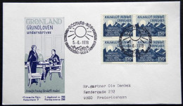 Greenland   1978   Forfatning, Constitution MiNr.109 FDC ( Lot Ks) - FDC