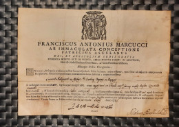 Vatican  Passport 1776 , Pasaporte,  Passeport, Reisepass - Historical Documents