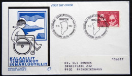 Greenland 1983  Visually Disabled People   MiNr.142  FDC ( Lot KS ) - FDC