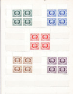 SAN  MARINO  1977 - Sassone  986/90** (quartina D'angolo) - - Timbres