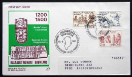 Greenland 1983 Millenary Of Settlement IV   MiNr.143-145  FDC ( Lot Ks) - FDC