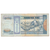 Billet, Mongolie, 1000 Tugrik, 2007, KM:67b, NEUF - Mongolië