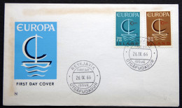 Iceland 1966   EUROPA / CEPT  MiNr.404-5  ( Lot 3088 ) - FDC
