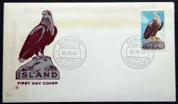 Iceland 1966 Fauna   Minr.399  FDC    ( Lot  3088 )Sea-Eagle - FDC