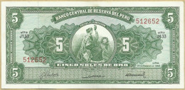 Peru - 5 Soles 1968 - Pérou