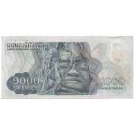 Billet, Cambodge, 1000 Riels, Undated (1972-73), KM:17, NEUF - Cambodge