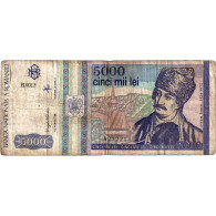 Billet, Roumanie, 5000 Lei, 1993, 1993-05-01, KM:104a, B - Romania
