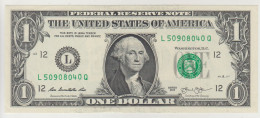 Stati Uniti, San Francisco. California: Banconota Da 1 Dollar 2013 QFDS - Federal Reserve (1928-...)