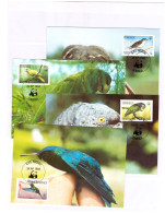 DOMINICA > 1984 WWF - BIRDS, SET OF 4 MAXIMUM CARDS (Mi836-39) - Cartes-maximum