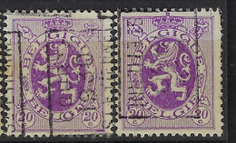 Zegel Nr. 281 Voorafgestempeld Nr. 5876  A + B    COURT ST ETIENNE 1930  ; Staat Zie Scan ! LOT 348 - Roller Precancels 1930-..