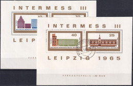 DDR 1965 Mi-Nr. Block 23/24 O Used - Aus Abo - 1950-1970