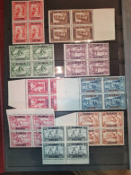Ruanda Urundi - COB 81/89 -  Blocs De 4 Goutte De Lait - 1930 - MNH & MH - Unused Stamps