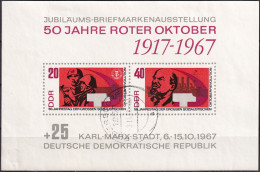 DDR 1967 Mi-Nr. Block 26 O Used - Aus Abo - 1950-1970