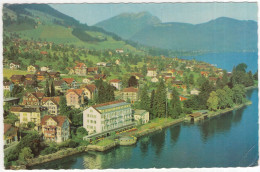 Beckenried Am Vierwaldstättersee - Hotel 'Nidwaldnerhof' Mit Pilatus - (Schweiz/Suisse/Switzerland) - 1963 - Beckenried