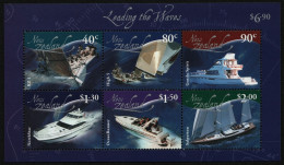 Neuseeland 2002 - Mi-Nr. Block 142 ** - MNH - Schiffe / Ships - Nuevos