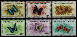 Trinidad & Tobago 1972 - Mi-Nr. 293-298 ** - MNH - Schmetterlinge / Butterflies - Trinité & Tobago (1962-...)