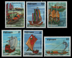 Vietnam 1983 - Mi-Nr. 1285-1290 (*) - Ohne Gummi Verausgabt - Schiffe / Ships - Viêt-Nam